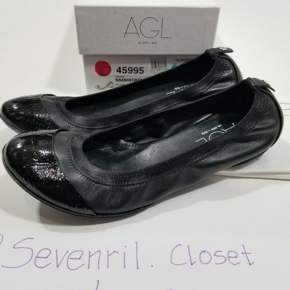 AGL Elasticized Topline Captoe Ballet Flat - Picture 6 of 9